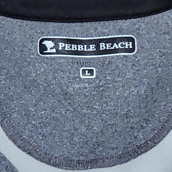 Pebble Beach Gray Zip Up Sweater - Picture 5 of 5